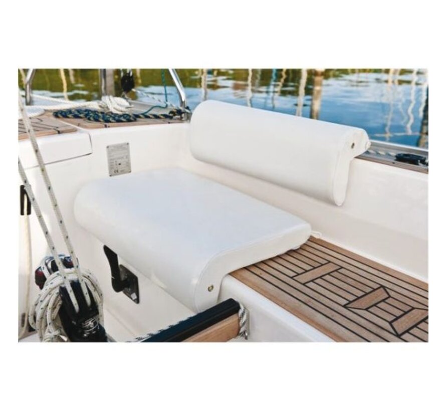 Bedflex zitkussen boot wit