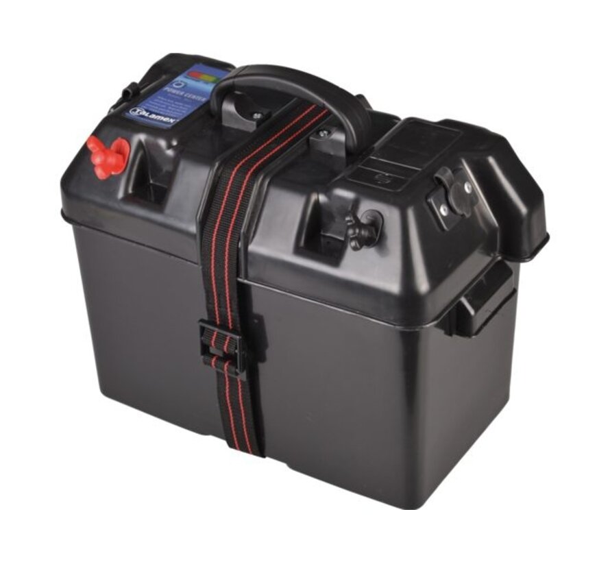 Talamex Accubak Powered | Quickfit aansluiting | 2x 12V | Accutester