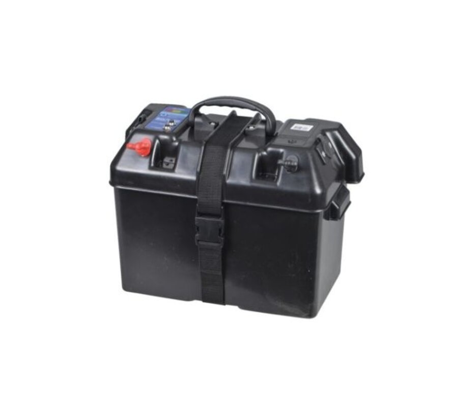 Talamex Accubak Powered | Quickfit aansluiting | 2x 12V | Accutester