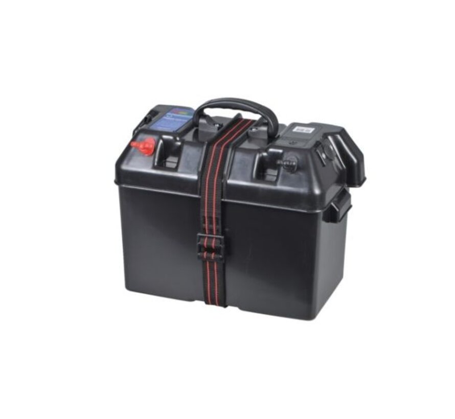 Talamex Accubak Powered | Quickfit aansluiting | 2x 12V | Accutester