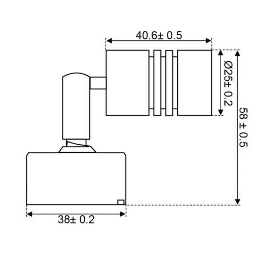 Talamex Led leeslamp 10-30V 3000k met aan/uit schakelaar