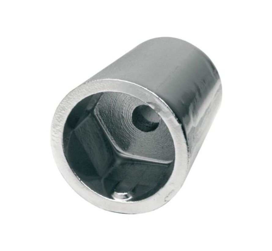 Talamex Schroefas anode Zink 6 kant