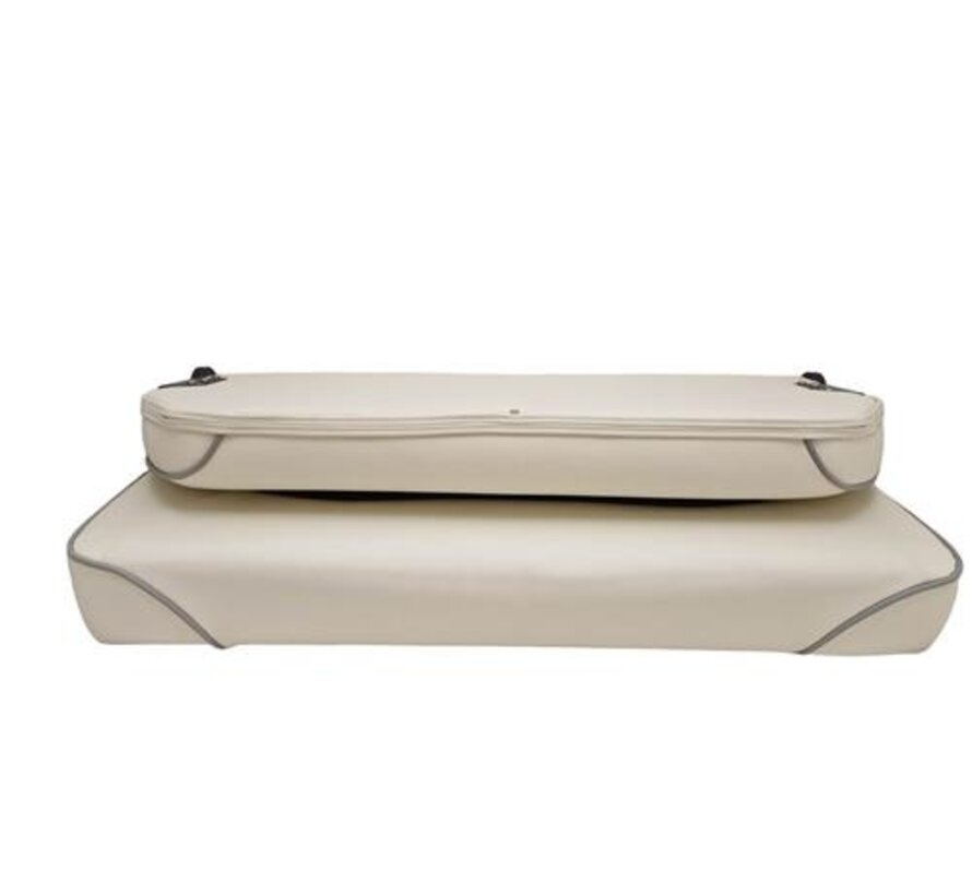 Hollex Stuurbank Twin Star crème / lichtgrijs