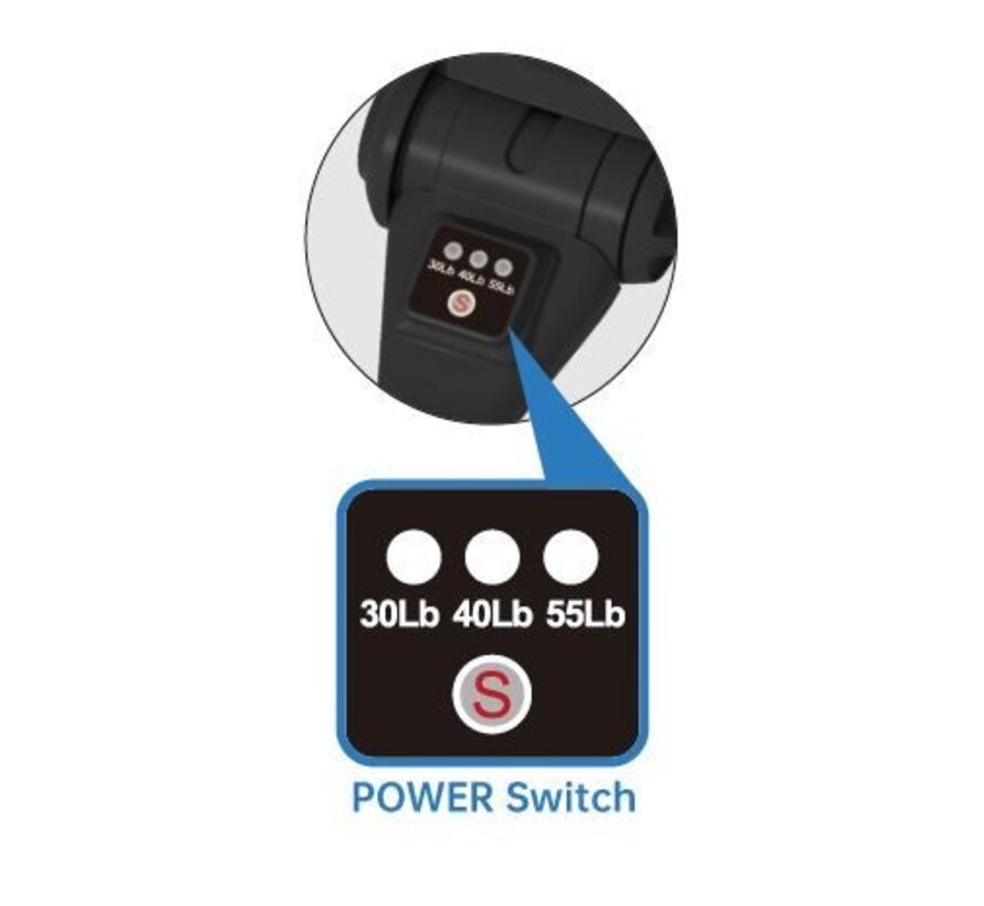 Haswing Protruar Genius 12V Elektromotor - Traploos Regelbaar & Selecteerbaar 30 / 40 / 55 lbs Stuwkracht