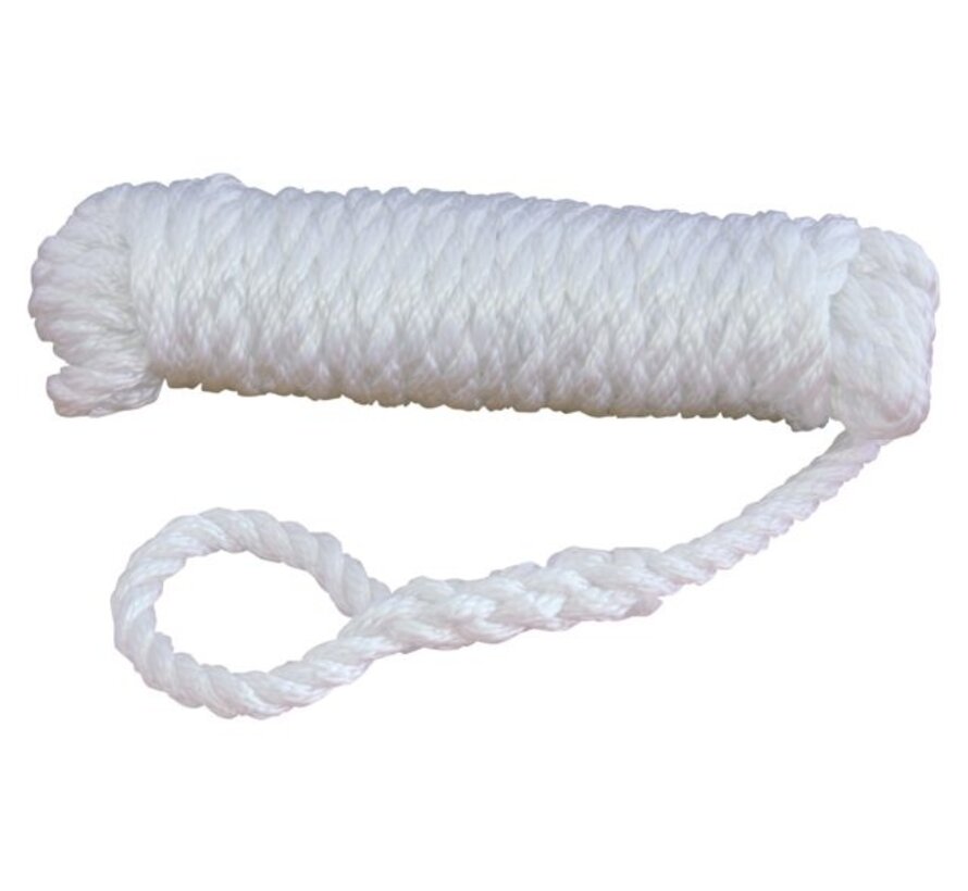 Talamex Superlene Fenderlijn Wit 2,5 m Polypropyleen 3 strengs