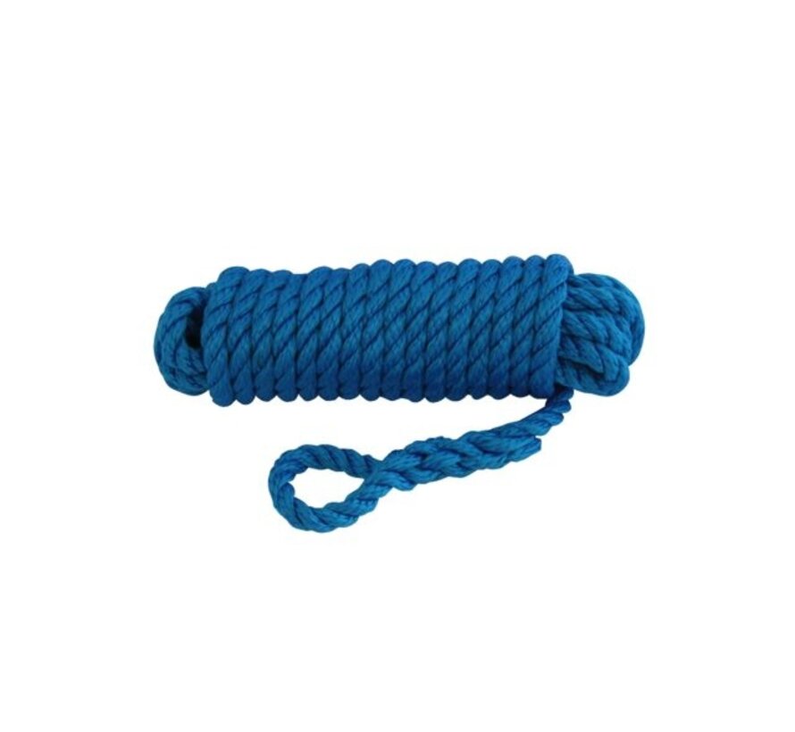 Talamex Superlene Fenderlijn Blauw 2,5 m Polypropyleen 3 strengs
