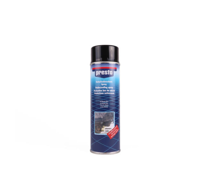 Presto Bitumencoating spuitbus zwart 500 ml