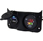 Talamex Schakelpaneel Wave add-on paneel dubbel USB & Volt / Accu indicator