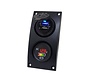 Talamex Schakelpaneel Curved add-on paneel dubbel USB & Volt / Accu indicator