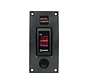 Talamex Schakelpaneel Curved add-on paneel Volt / ampere meter
