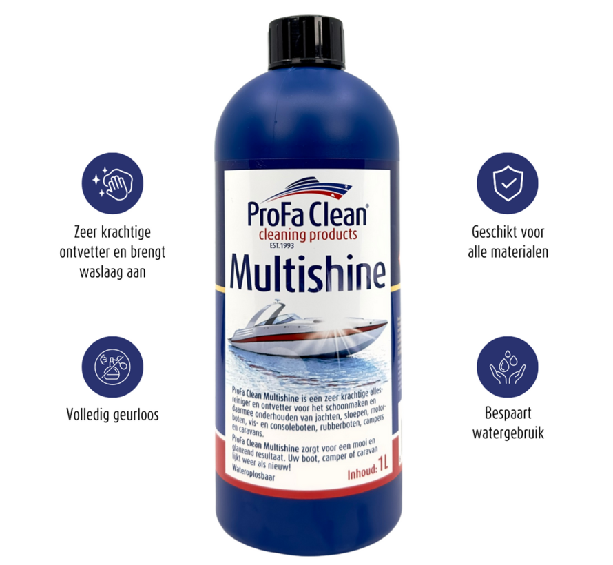 ProFa Clean Multishine 1L Voor Boten en Jachten