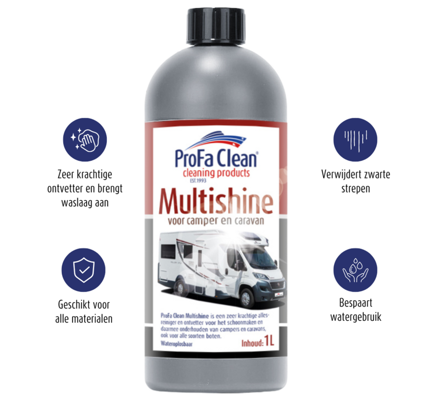ProFa Clean Multishine 1L Voor Campers & Caravans
