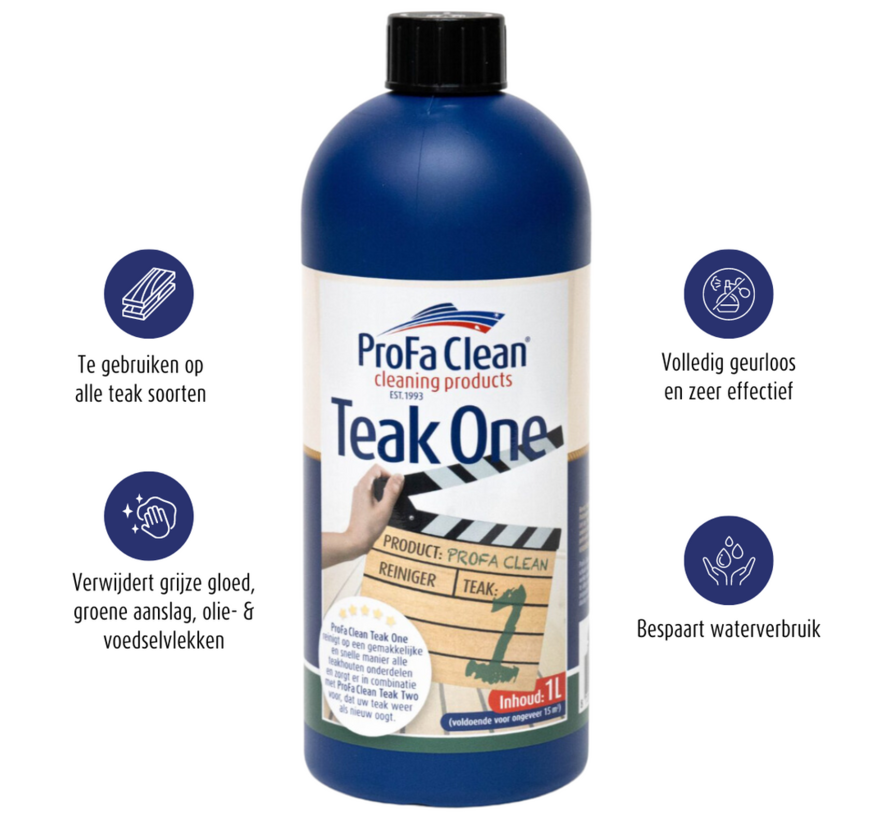 ProFa Clean TEAK ONE & TEAK TWO 2x 1L