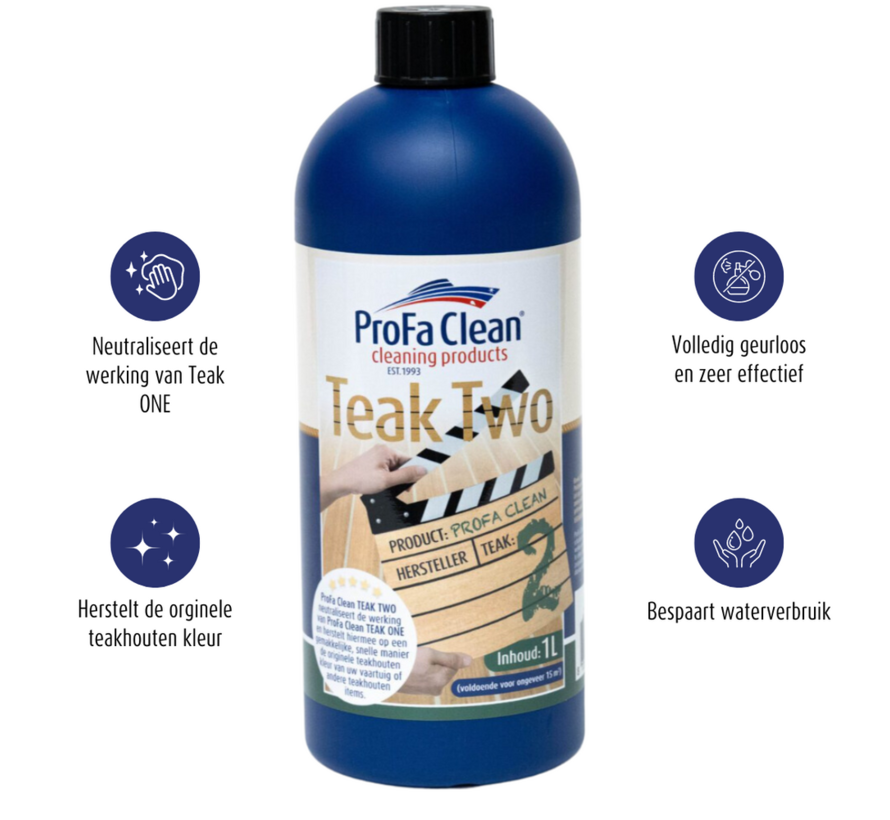 ProFa Clean TEAK ONE & TEAK TWO 2x 1L