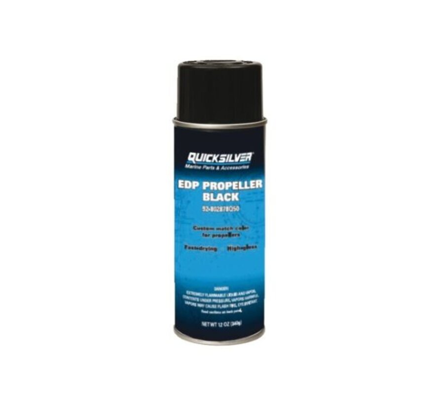 Quicksilver Spuitbus Zwart EDP Propeller 340g (8M0133931)