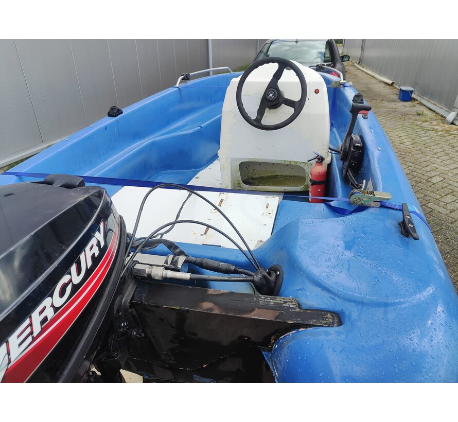 Jeanneau cap 370  | Mercury 15 pk | Trailer . Met eventueel begrenzen