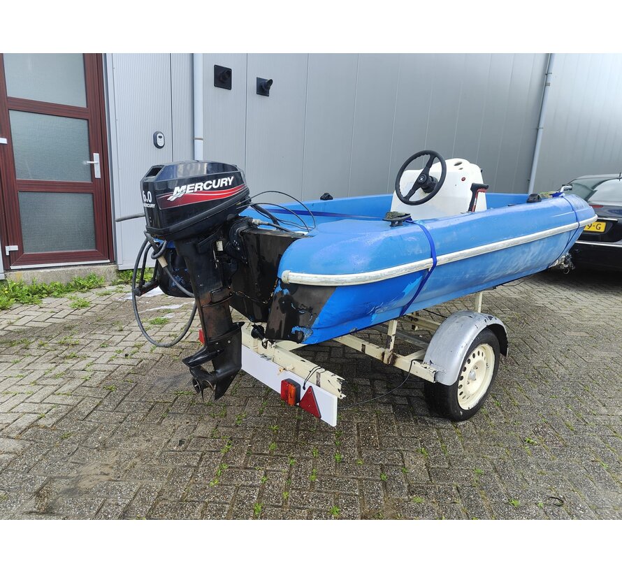 Jeanneau cap 370  | Mercury 15 pk | Trailer . Met eventueel begrenzen