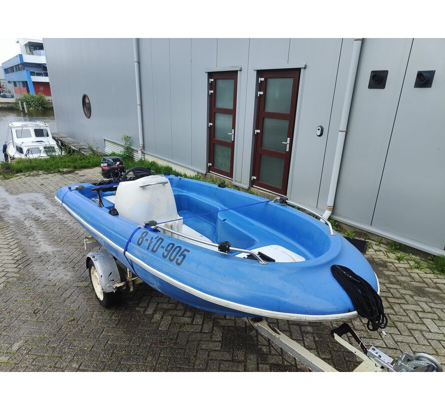Jeanneau cap 370  | Mercury 15 pk | Trailer . Met eventueel begrenzen