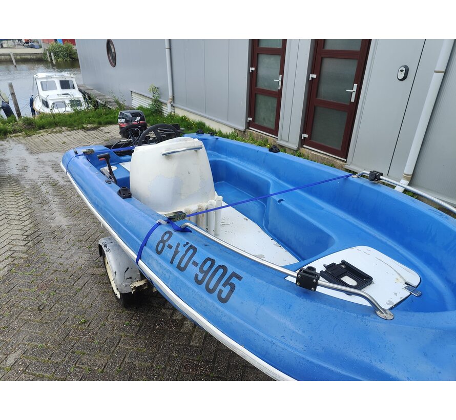 Jeanneau cap 370  | Mercury 15 pk | Trailer . Met eventueel begrenzen