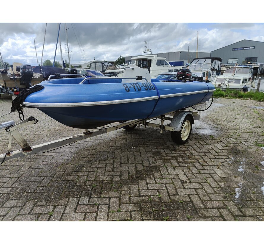 Jeanneau cap 370  | Mercury 15 pk | Trailer . Met eventueel begrenzen