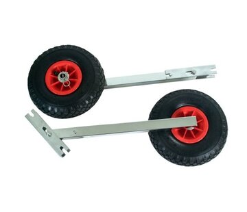 Allpa Rubberboot RVS Transportwielen set Ibis 2 | Max 150 kg