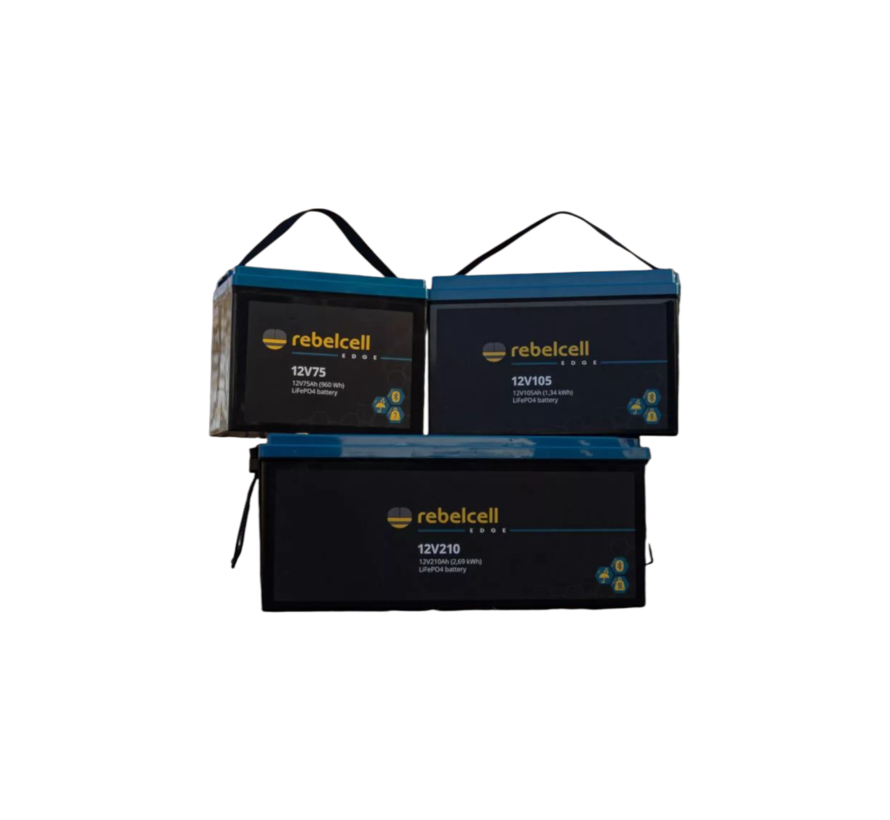 Rebelcell EDGE LiFePO4 Accu 12V