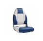 TM Bootstoel High Back | Wit/Blauw