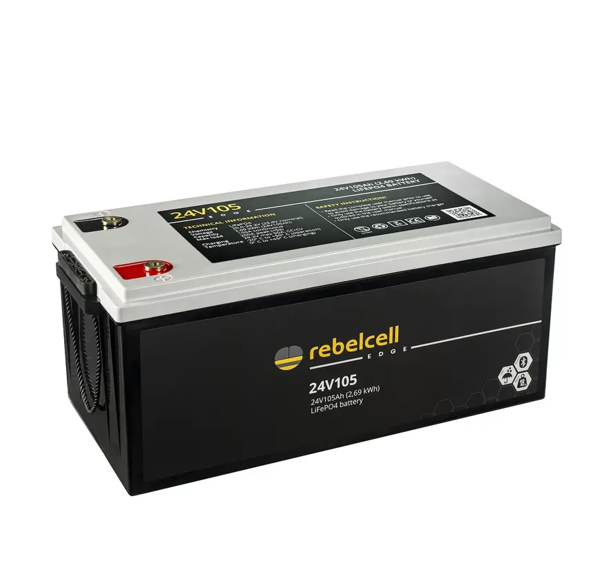 Rebelcell EDGE LiFePO4 Accu 24V 105Ah