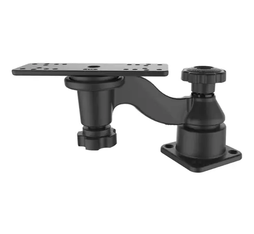 RAM RAM Fishfinder Mount – Single Swing Arm Horizontal Mount System