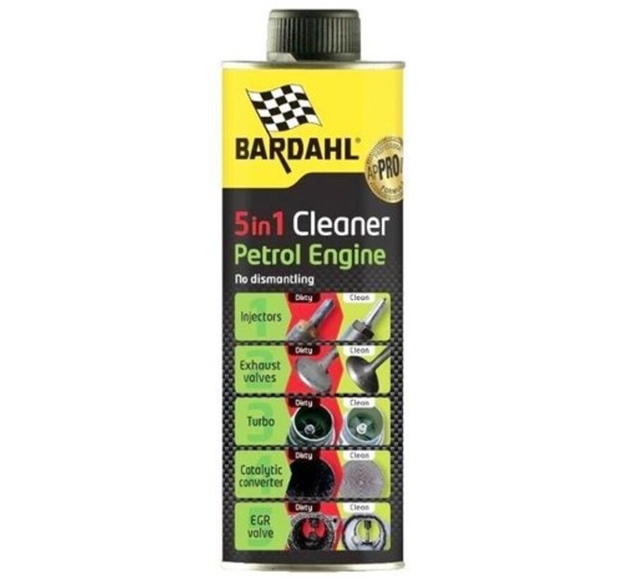 Bardahl 5 in 1 Benzine motor reiniger 500ML