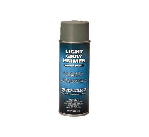 Quicksilver Quicksilver Spuitbus Primer Lichtgrijs voor Mercury & MerCruiser 8M0185748