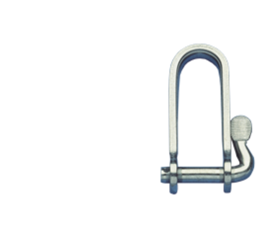 RVS snelsluiting  Diameter 5mm  B=14mm  H=40mm (breekkracht 1050kg)