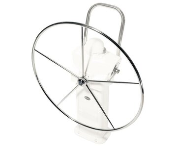 Lewmar Commodore stuurwiel RVS met lederen bekleding – Ø1016 mm