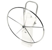 Lewmar Commodore stuurwiel RVS met lederen bekleding – Ø810 mm