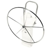 Lewmar Commodore stuurwiel RVS met lederen bekleding – Ø914 mm