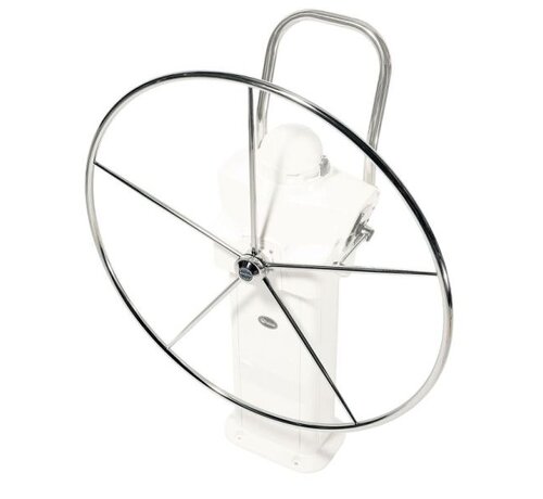 Lewmar Lewmar Commodore stuurwiel RVS met lederen bekleding – Ø914 mm