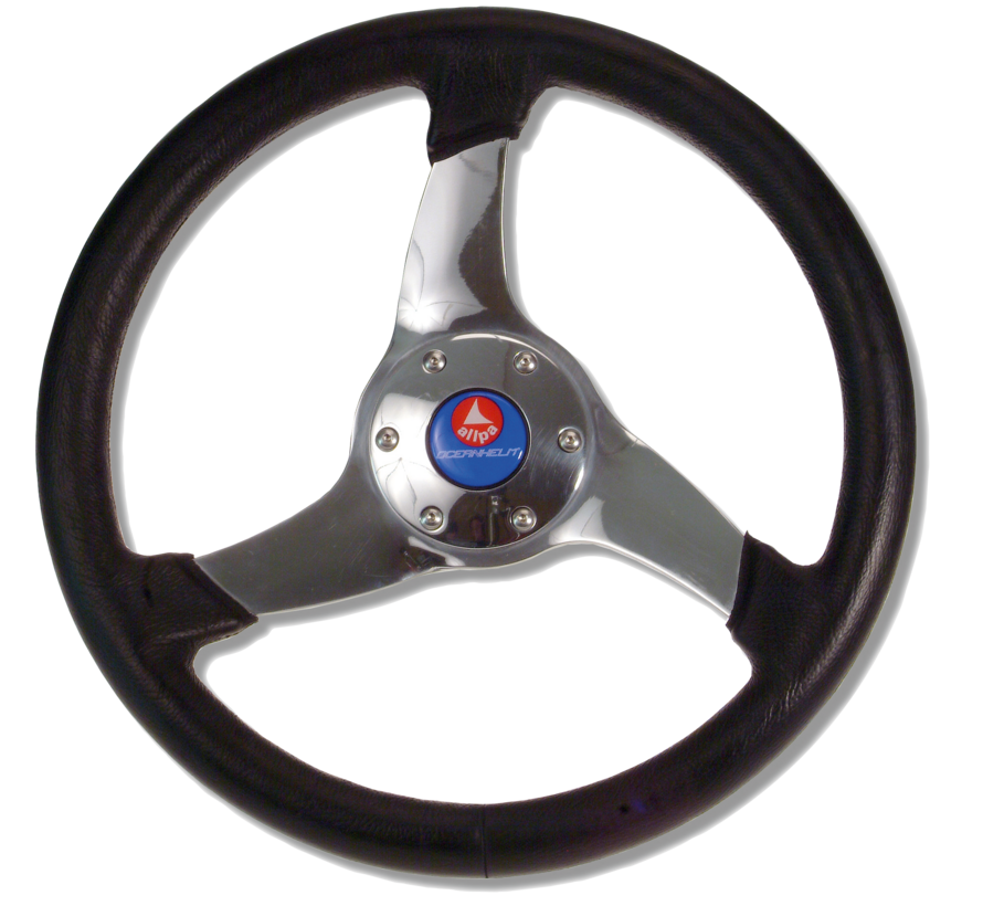 Allpa 3-Spaaks stuurwiel Elica RVS – Ø350 mm