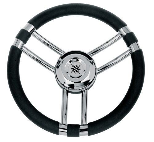 Allpa Allpa 3-Spaaks stuurwiel model 22 RVS – Ø350 mm