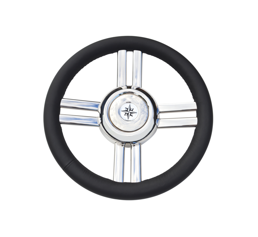 Allpa 4-Spaaks stuurwiel model 25B RVS – Ø350 mm