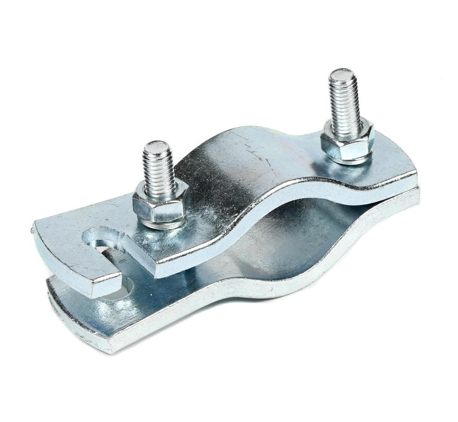 Trekhaakklem met Gleuf – Hulpkoppeling voor Breekkabel & Trailer