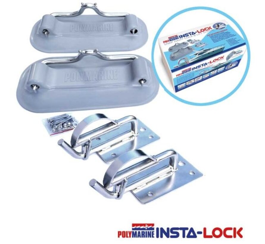 Polymarine Insta-Lock Snap Davit Lock & Lift Systeem voor Opblaasboten