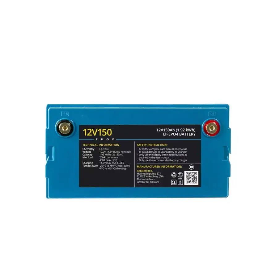 Rebelcell EDGE LiFePO4 Accu 12V