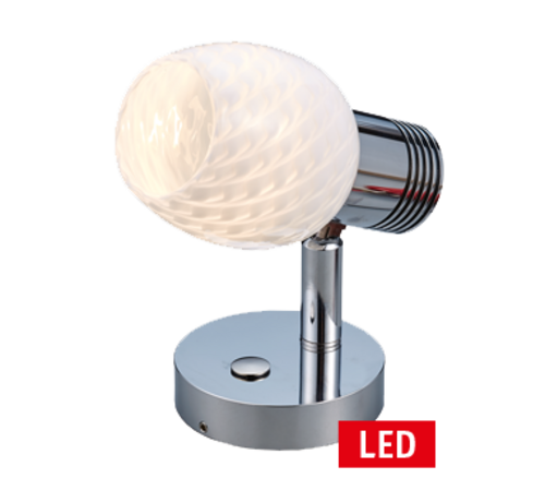 Allpa Allpa LED Wand Leeslamp 10-30V Dimbaar – Aluminium Warm Wit (Touch Switch)