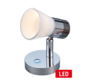 Allpa LED Wand Leeslamp 10-30V Dimbaar – Compact Aluminium Warm Wit (Touch Switch)