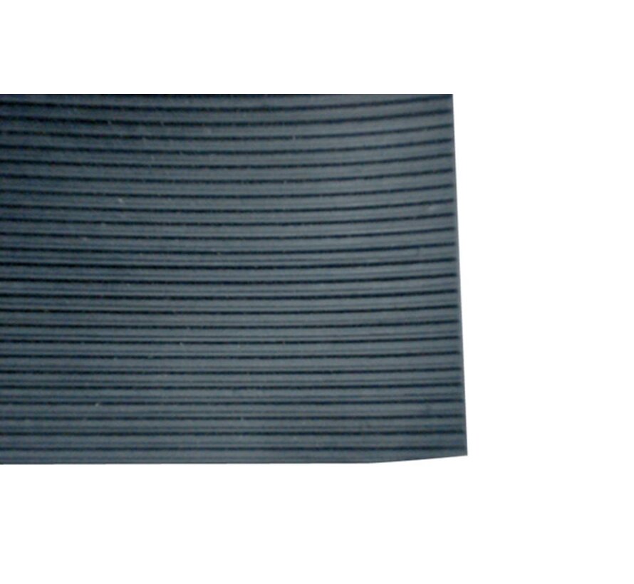 Fijn Geribd Treeplankrubber 3 mm