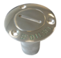 RVS Dekvuldop 'Diesel'  slangaansluitingDiameter 38mm  flensDiameter 76mm  0Graden  model