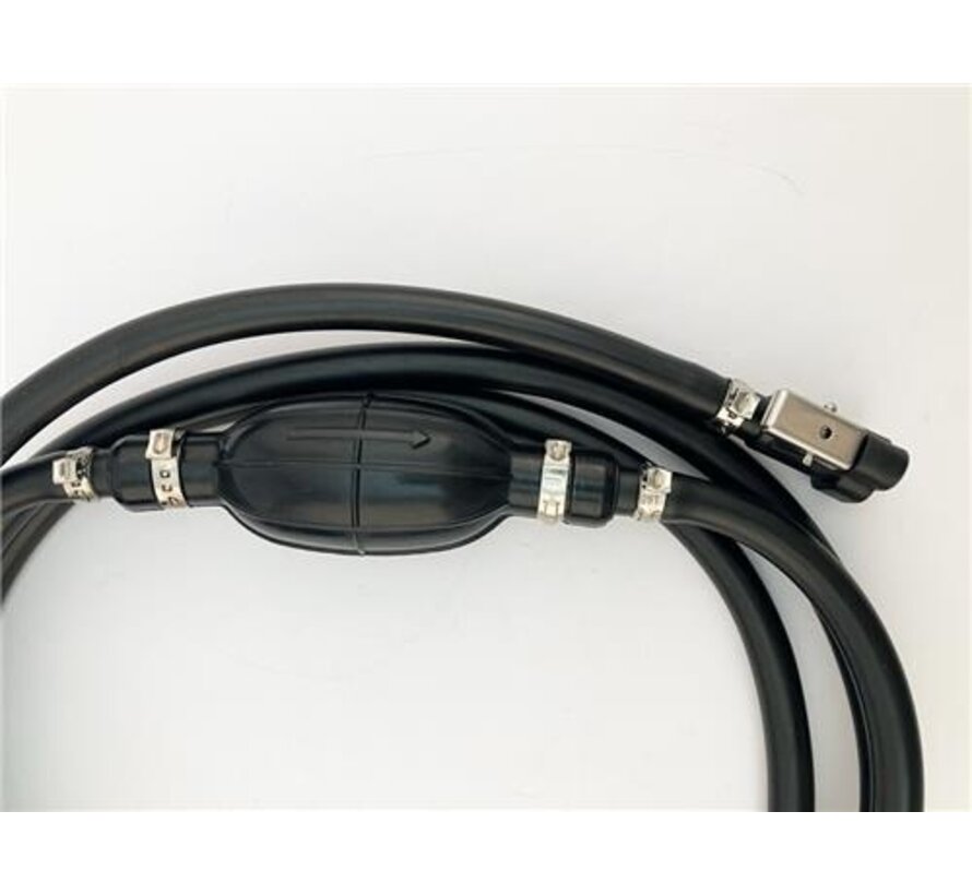 Hollex Pompbalset Brandstofslang 8 mm met Knijpbal en Motoraansluiting