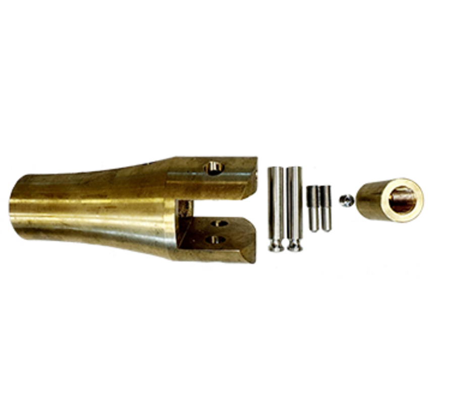 Radice Naafkit M2 Ø25 mm 1:10 voor 2-Blads Klapschroef 14" t/m 17"