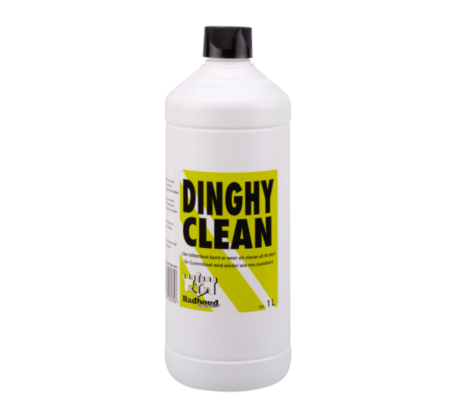 Radboud Dinghy Clean 1L – Reiniger voor Rubberboten, PVC en Hypalon