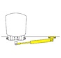 SeaStar Outboard Cilinder Spiegelmontage